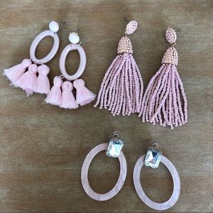 3 Pairs of Earrings, Sugar Fix & Universal Thread